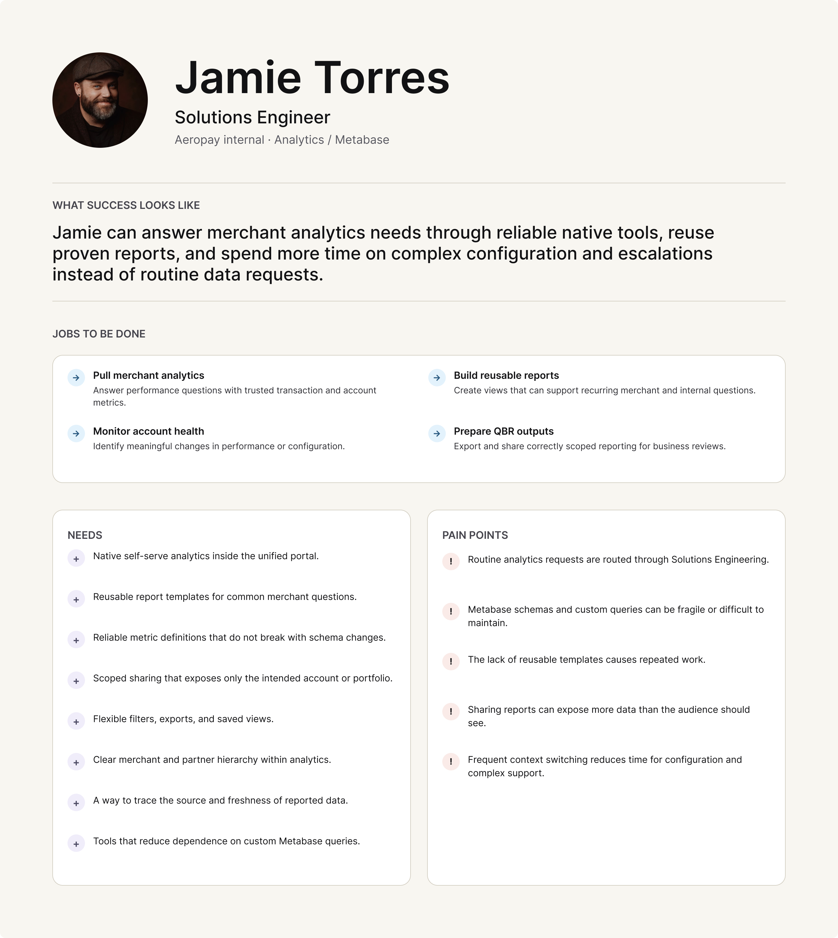 Complete portal persona artifact for Jamie